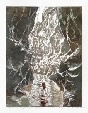 Kari Bente Faleide - Figur i vulkansk landskap