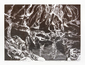 Kari Bente Faleide - Figur i vulkansk landskap ll