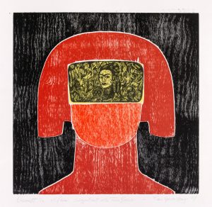 Kari Adora Hauge – Self Portrait with Frida Kahlo