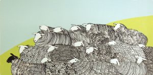 Jeannie Ozon Høydal – Sheep in a heap