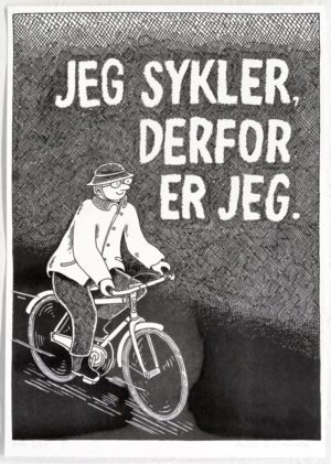 Anders Kvammen – Jeg sykler, derfor er jeg (sort)