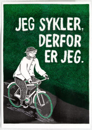 Anders Kvammen – Jeg sykler, derfor er jeg (grønn)
