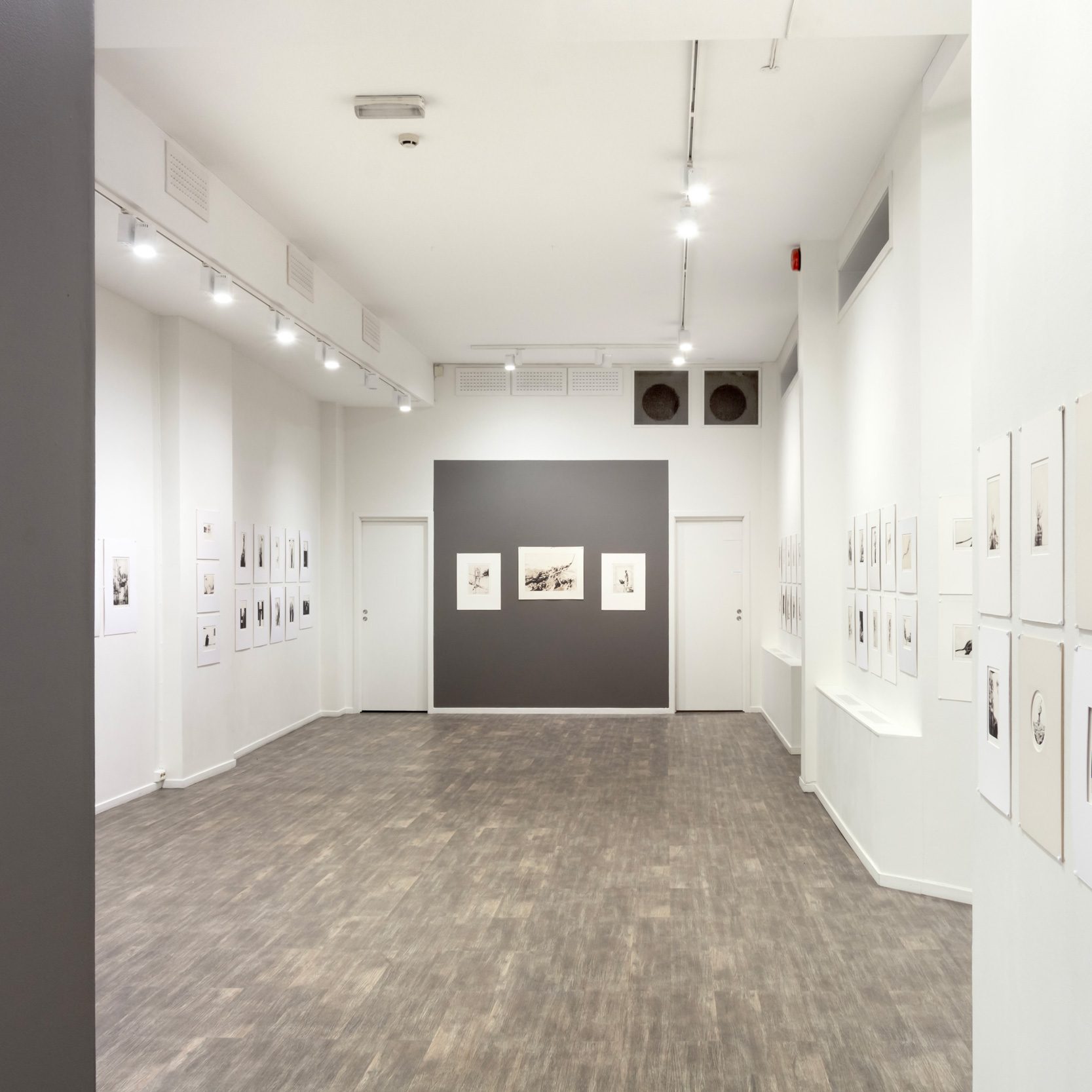 Fra utstillingen «Et decennium med koldnålsgrafikk» av Oddvar Løkse