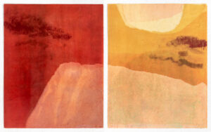 Linde Pieper - Shadows Fall (diptych)